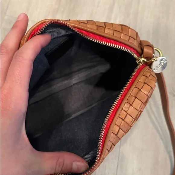 Clare V midi sac natural woven checker - Picture 8 of 9